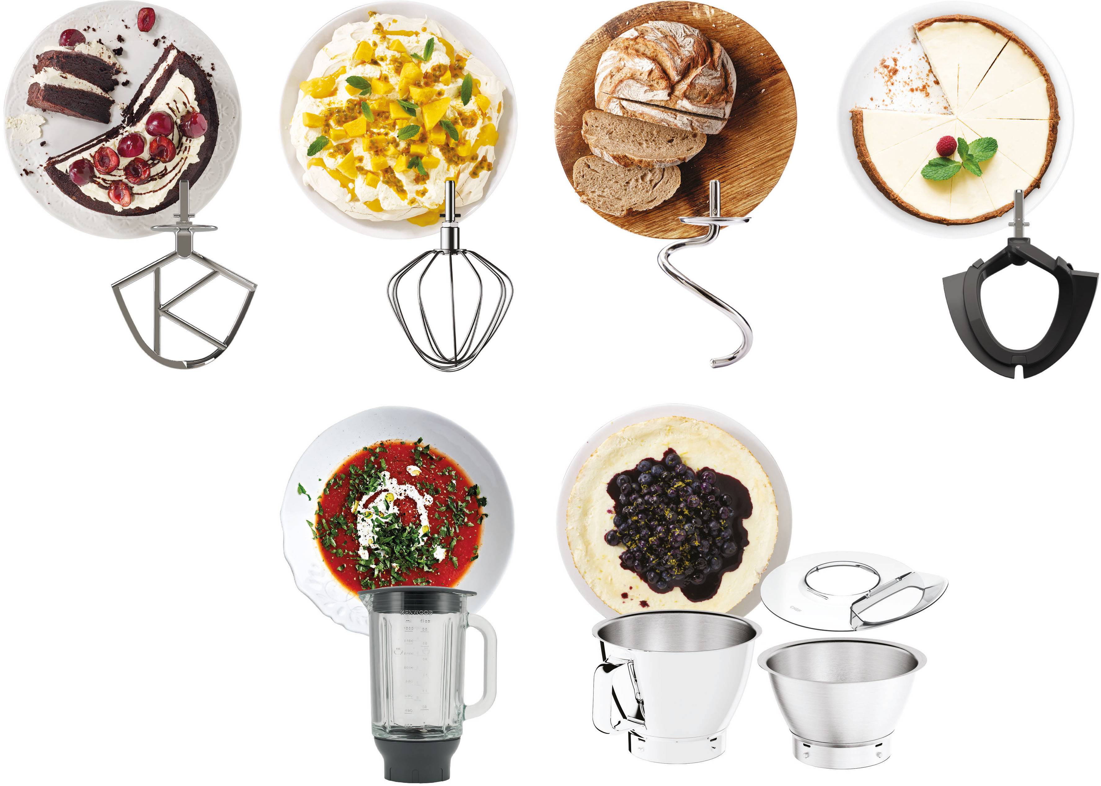 Kenwood KVC85.124SI Food processor 1200 W Silver