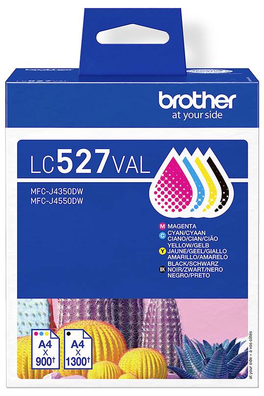Brother Ink cartridge Brother LC527 Value Pack - 4er-Pack - Sc Original Set Cyan, Yellow, Magenta, Black LC527VAL