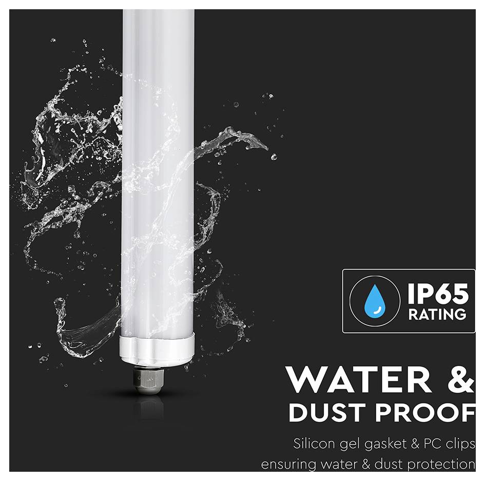 V-TAC LED tube EEC: E (A - G) White 1 pc(s)