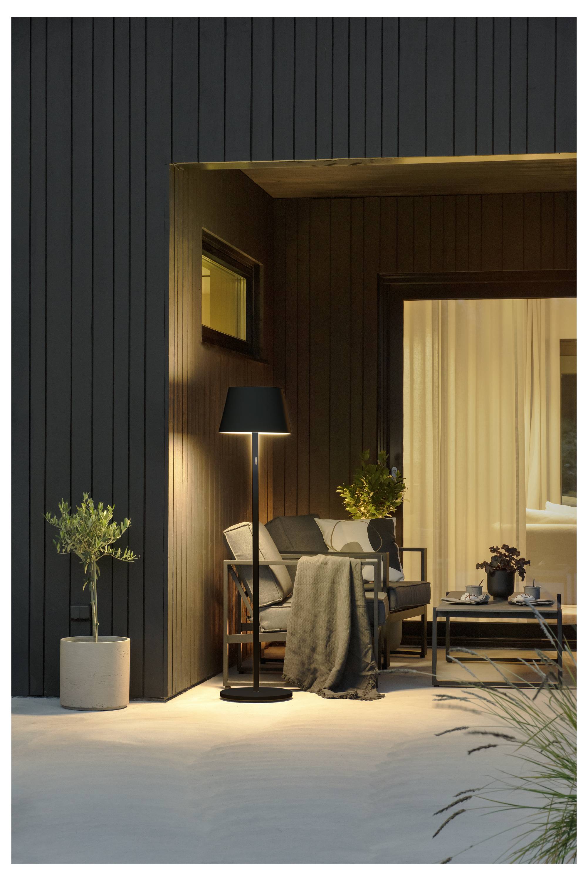 Konstsmide 7824-750 Pomezia Outdoor free standing light LED (monochrome) LED Black