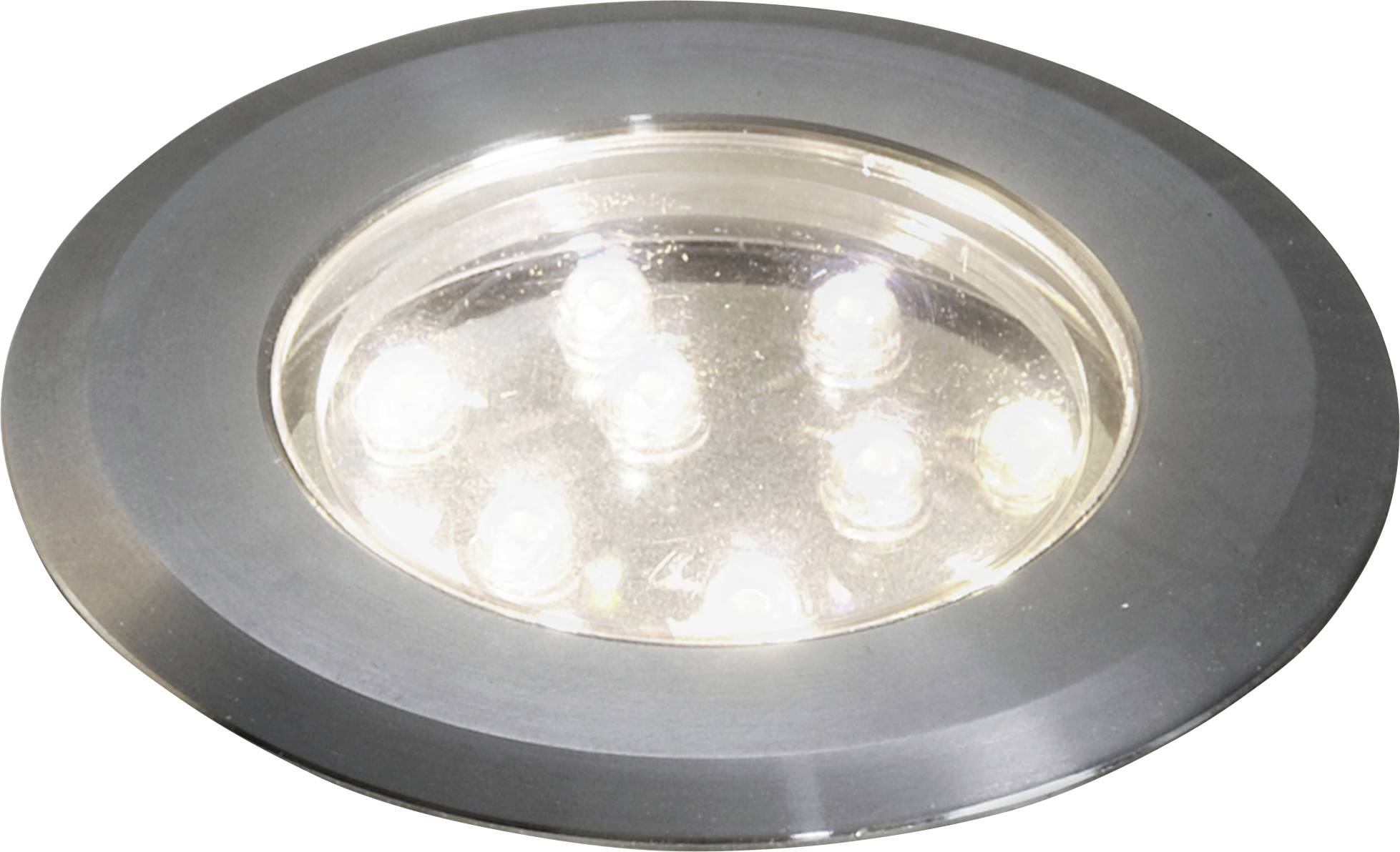 Konstsmide 7469-000 Recessed floor light, Outdoor recessed light LED LED (monochrome) G (A - G) Stainless steel