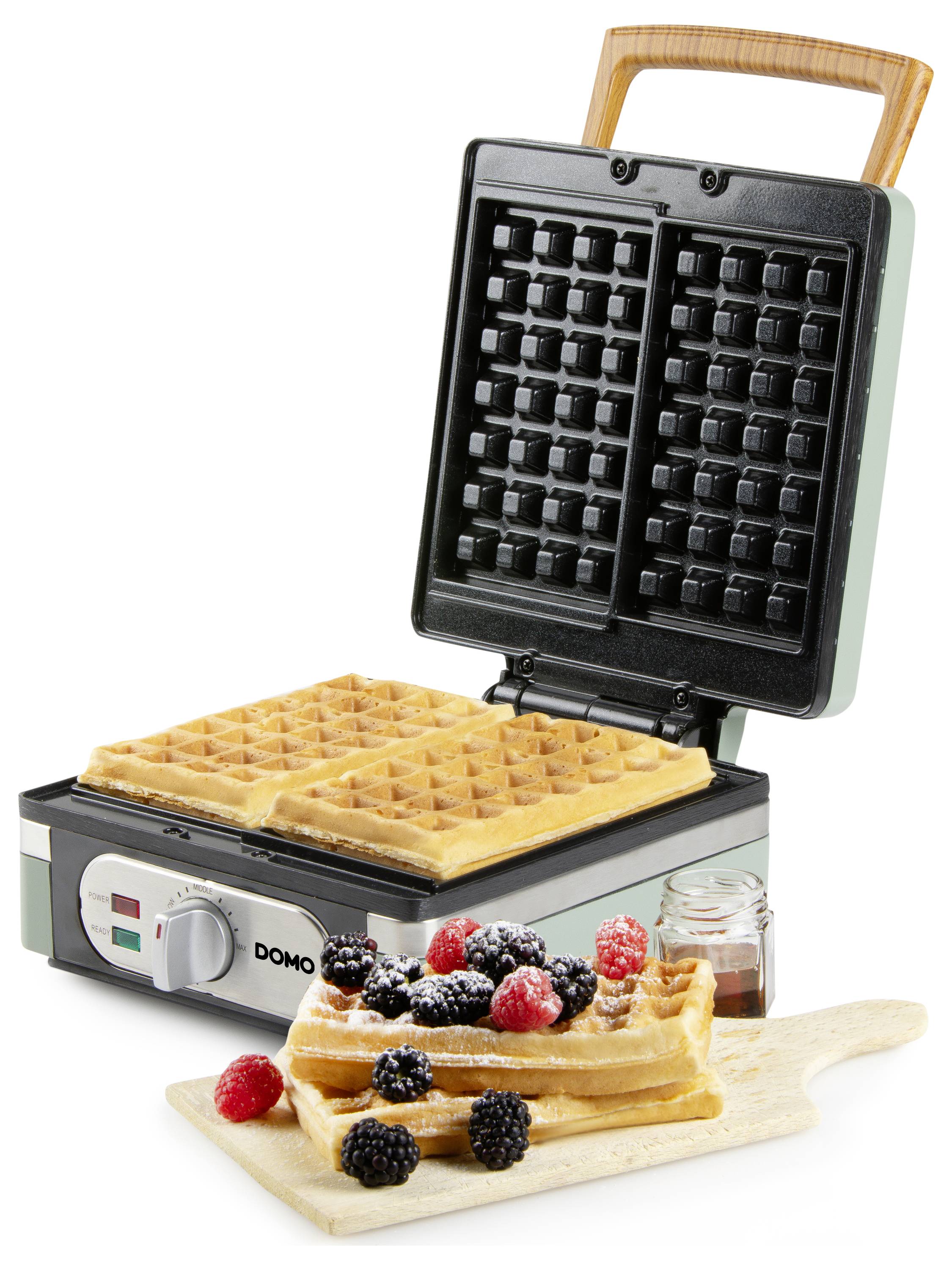 DOMO WAFFELMAKER Waffle maker Sage green