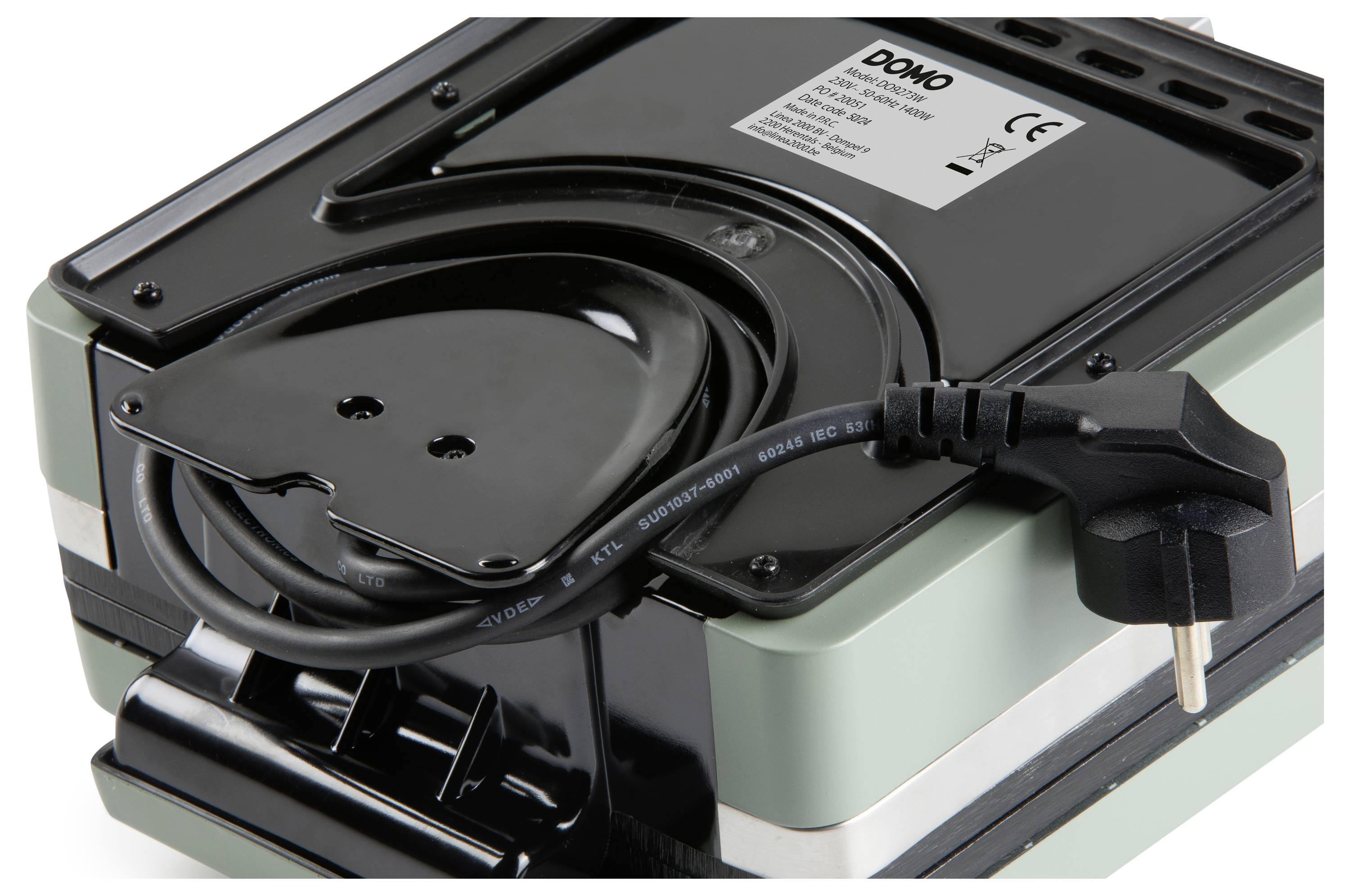 DOMO WAFFELMAKER Waffle maker Sage green