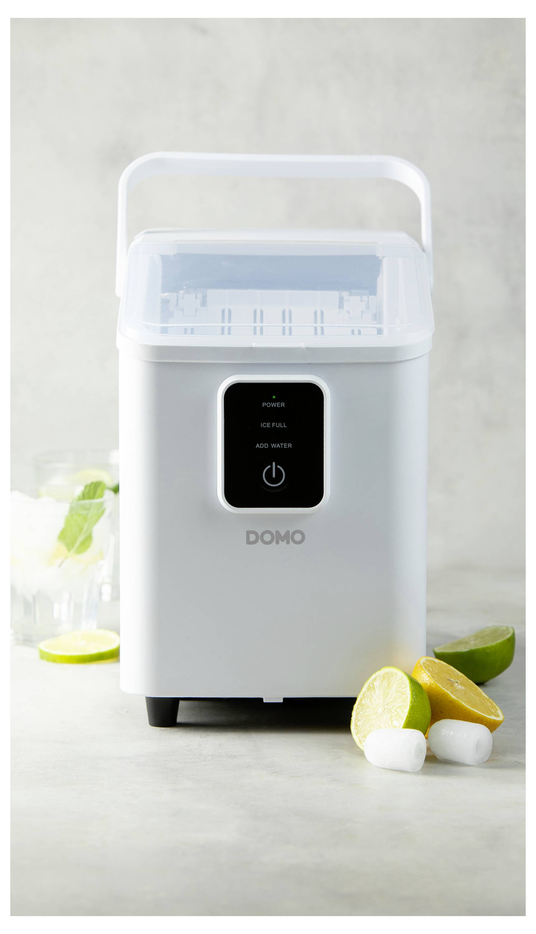 DOMO EISWÜRFELMASCHINE, 0.8L, 12kg in 24Std. Ice cube maker 0.8 l