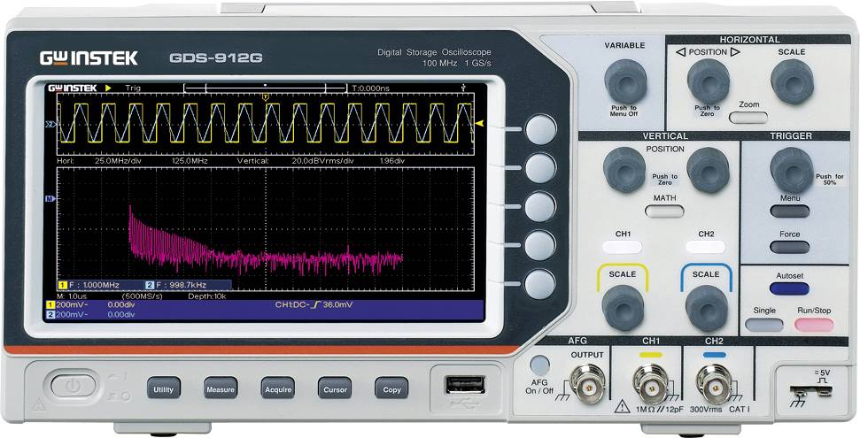 GW Instek Digital 100 MHz 1 GS/s 8 Bit 1 pc(s)