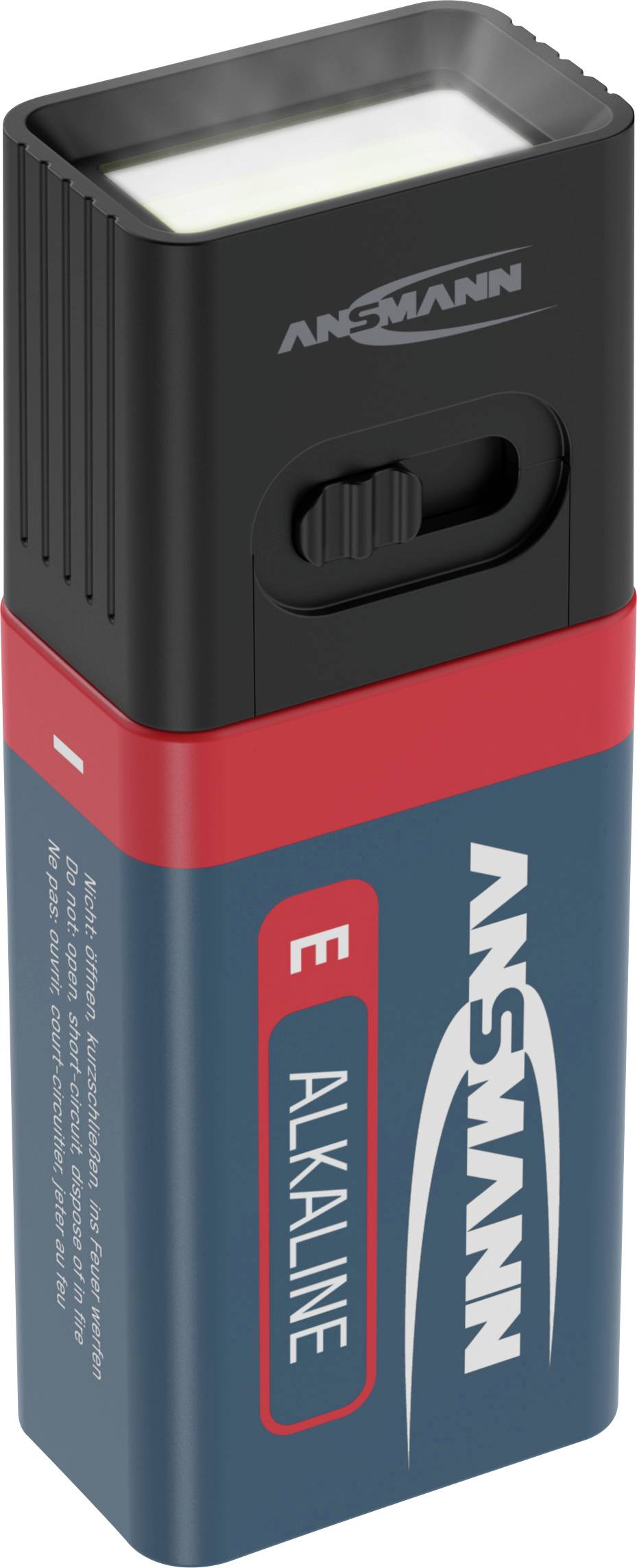 Ansmann 1600-0714 ANSMANN COB LED Mini-Leuchte betrieben durch 9V Batterie COB LED Handheld light battery-powered 3 W 60 lm