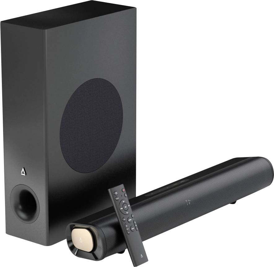 Creative Stage Pro Soundbar Black Bluetooth, incl. cordless subwoofer, USB