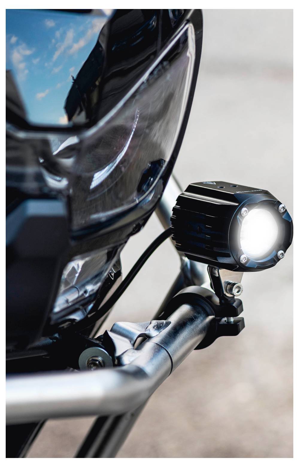 Midland C1586.01 LED-Scheinwerfer Motorcycles