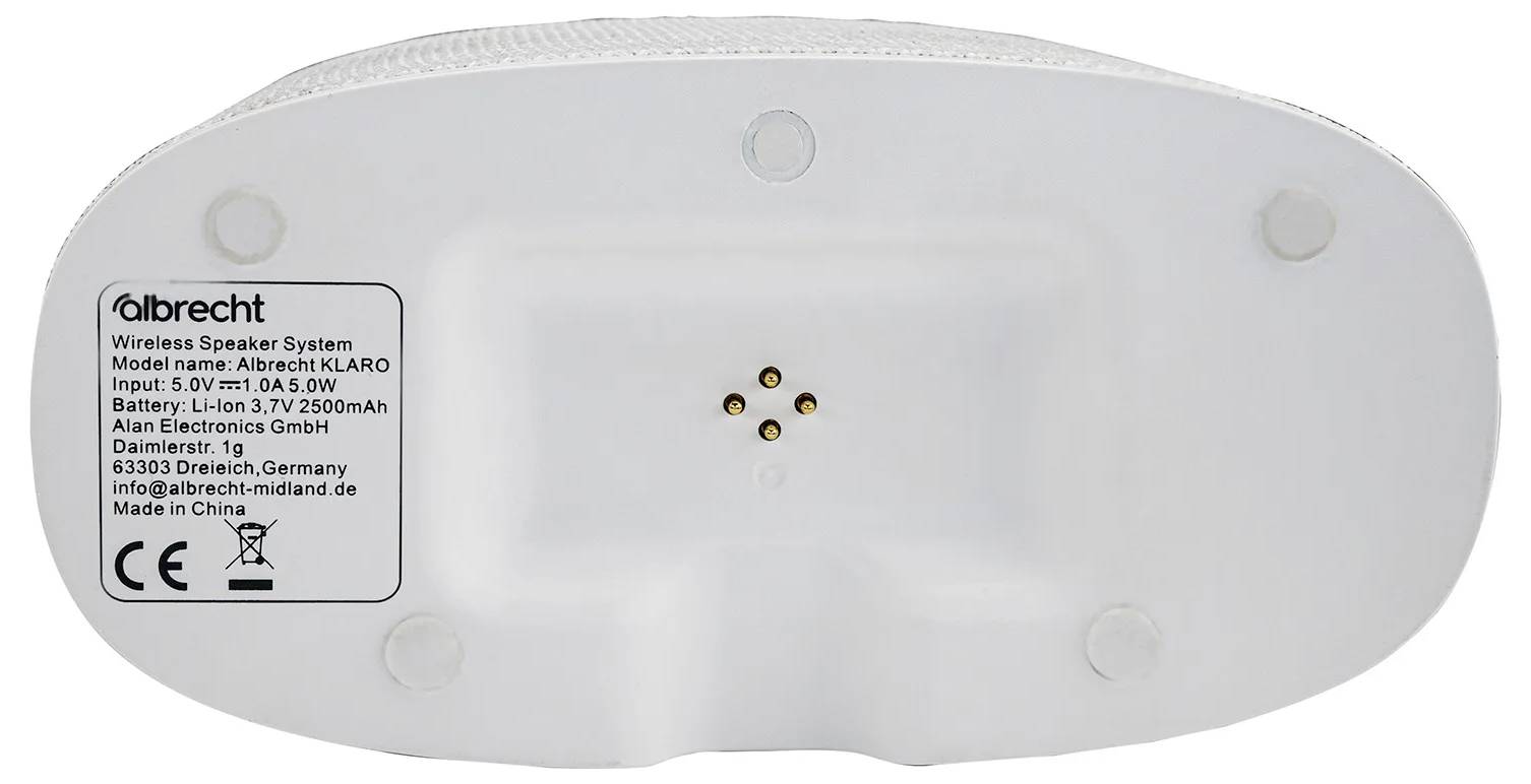 Albrecht KLARO TV voice amplifier White