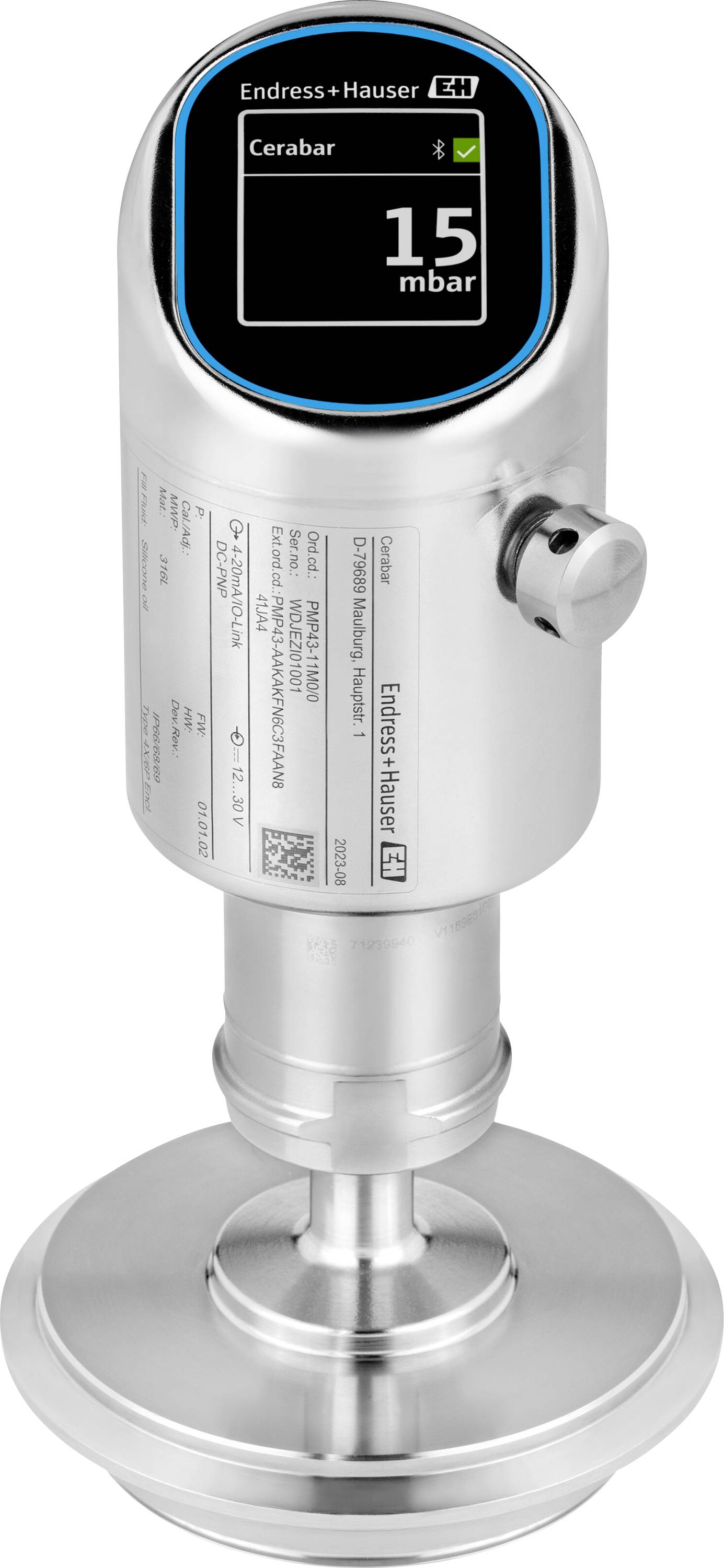 Endress+Hauser Pressure transducer 1 pc(s) PMP43