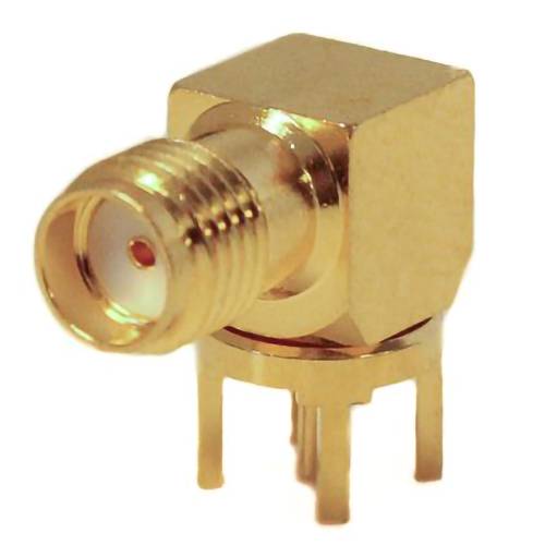 Mueller Electric BU-1420701301 Adapter SMA socket - PCB Brass