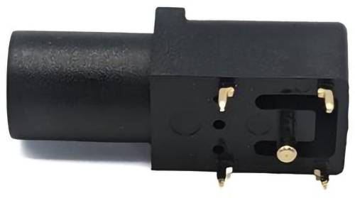 Mueller Electric BU-163-0 Jack socket Socket Pin diameter: 4.2 mm Black 1 pc(s)