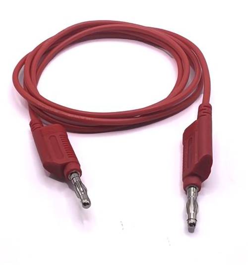 Mueller Electric BU-2020SR-A-12-2 Test lead 4 mm jack 4 mm jack 30.48 cm Red 1 pc(s)