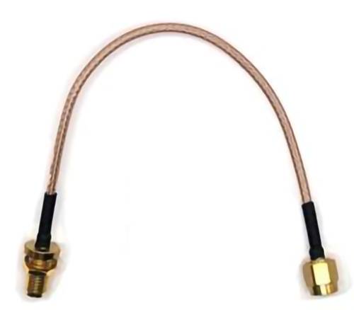 Mueller Electric BU-4150031006 Coax SMA socket SMA plug 0.15 m Transparent 1 pc(s)