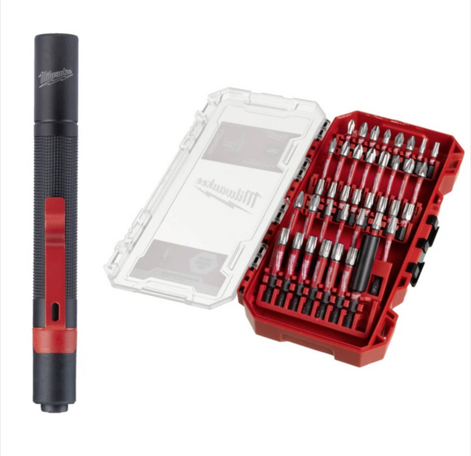 Milwaukee 4932498608 Bit set Star, Phillips, Pozidriv