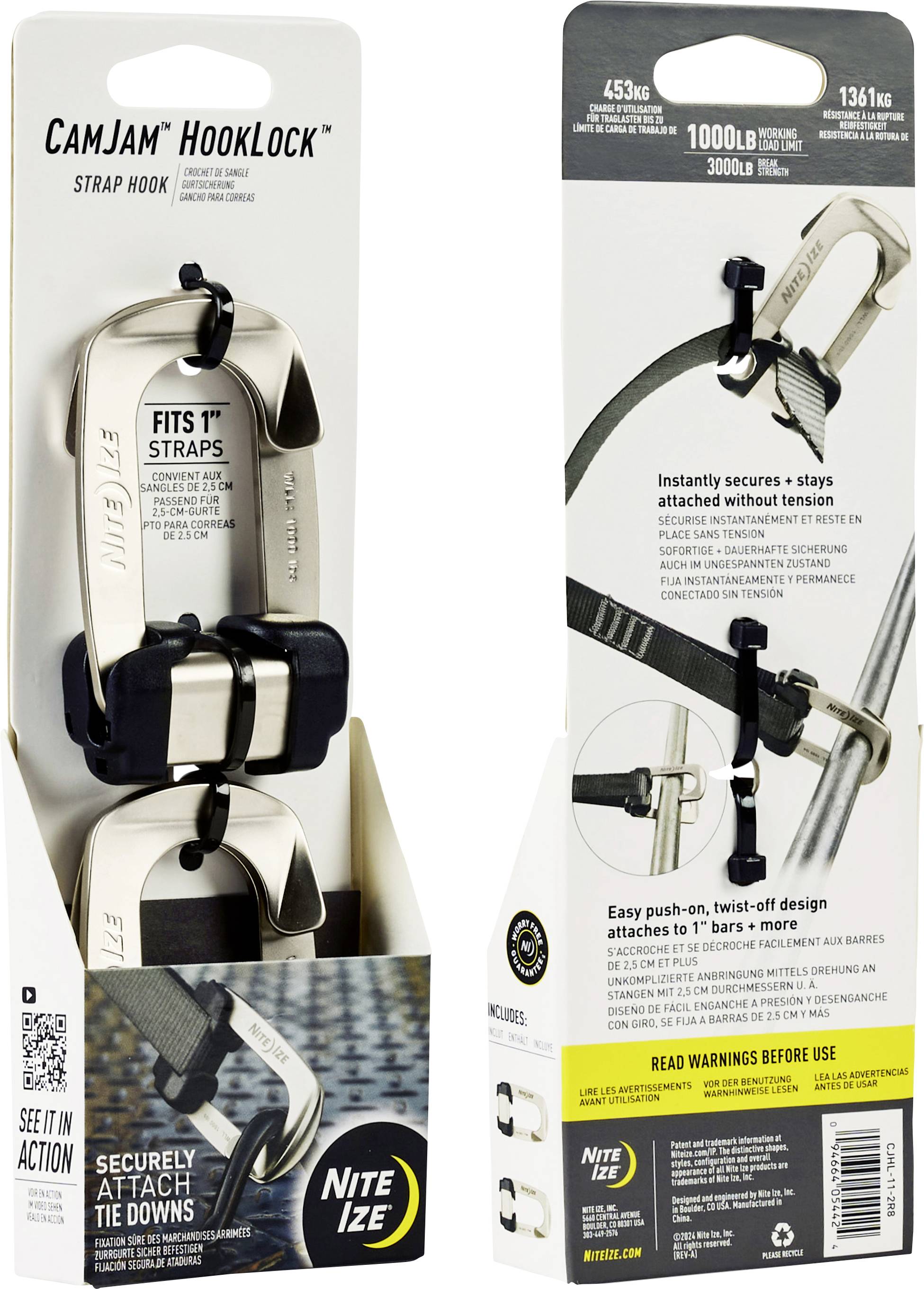 NITE Ize NI-CJHL-11-2R8 Double strap (L x W x H) 107 x 49.3 x 28.2 mm