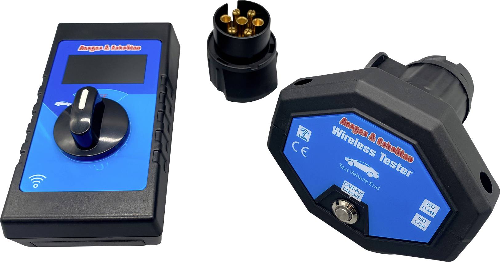 Berger & Schröter 48.963 Trailer socket tester Pins:7