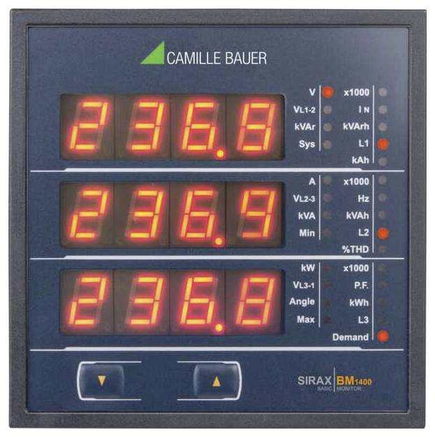 Camille Bauer SIRAX BM1400 Network diagnostics