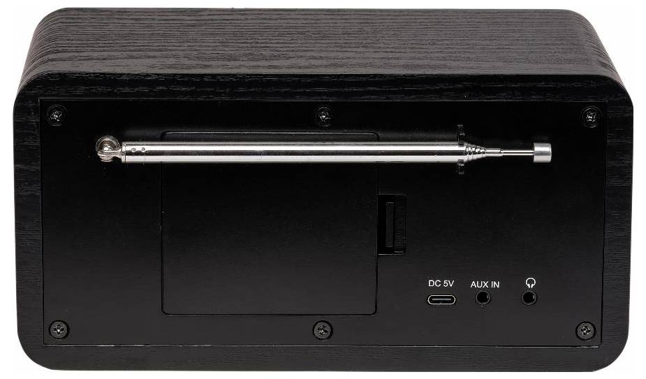 Denver DIR-200 Internet desk radio DAB+, FM, Internet Internet radio, FM, Bluetooth, DAB+, Wi-Fi Alarm clock Black