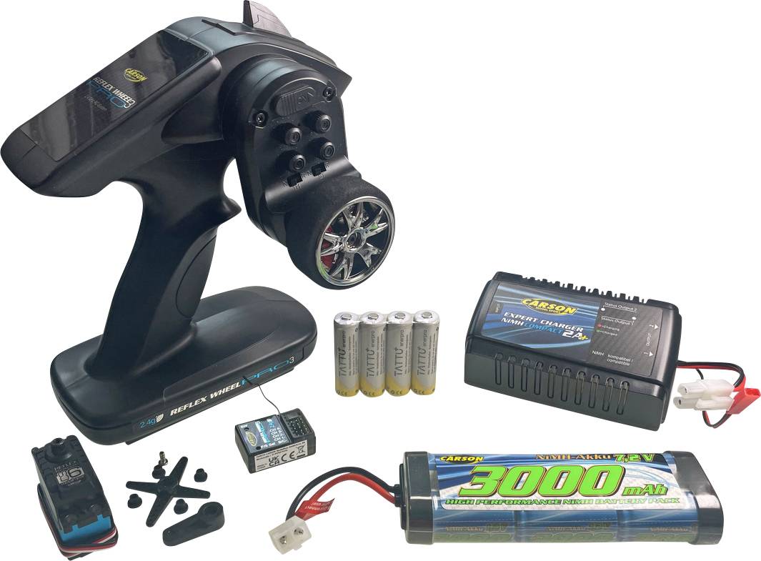Carson Modellsport RC-Reflex Pro 3 Handheld RC (starter kit) 2,4 GHz No. of channels: 2