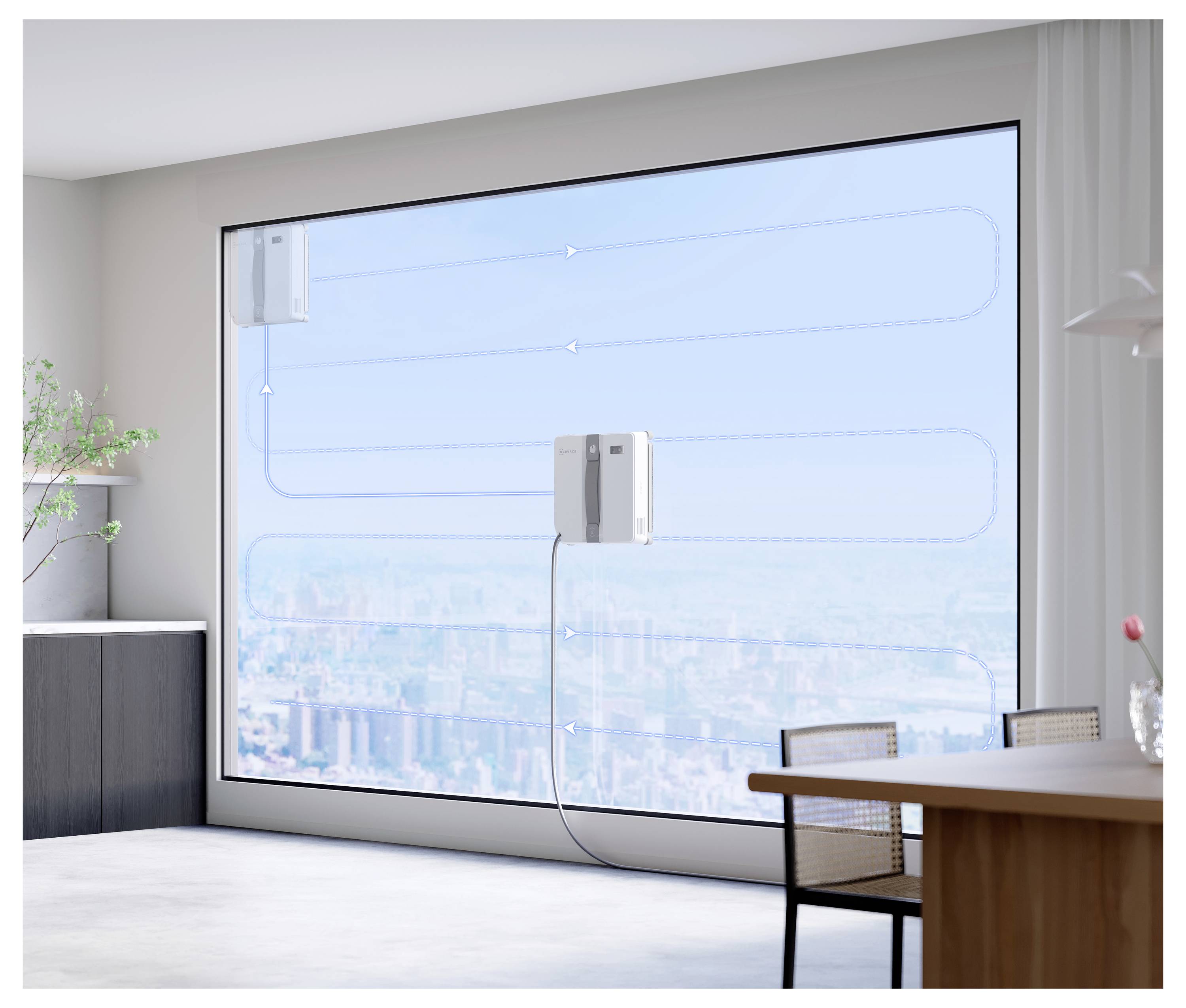 ECOVACS WINBOT MINI EU Robotic window cleaner Grey, White