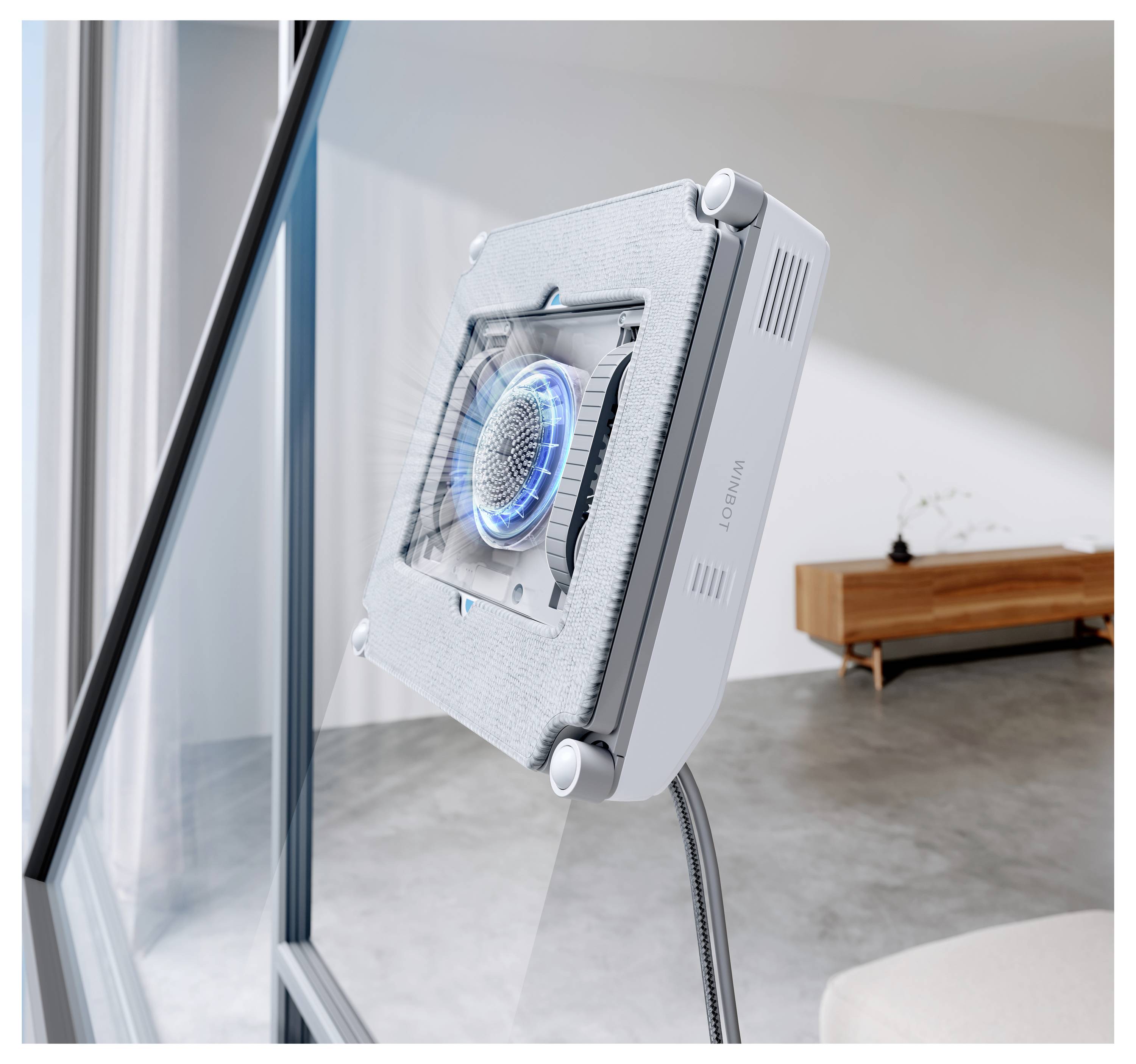 ECOVACS WINBOT MINI EU Robotic window cleaner Grey, White