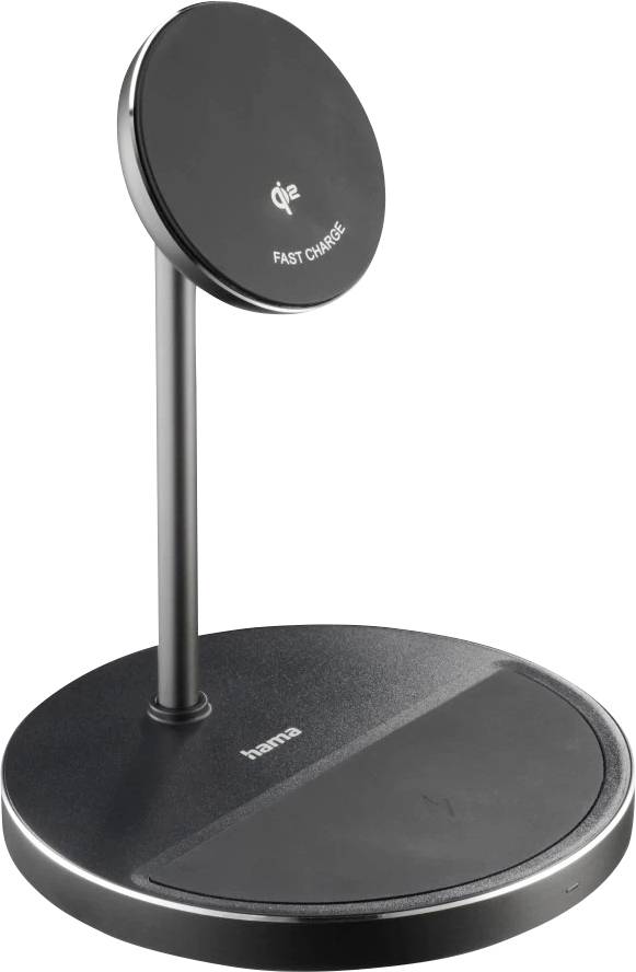 Hama Wireless charger 3 A 00201738 Outputs Inductive charging standard Black