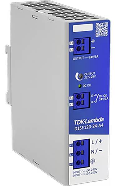 TDK-Lambda D1SE120-24-A4 Rail mounted PSU (DIN) 120 W Content 1 pc(s)