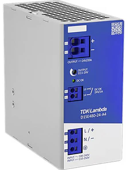 TDK-Lambda D1SE480-24-A4 Rail mounted PSU (DIN) 480 W Content 1 pc(s)