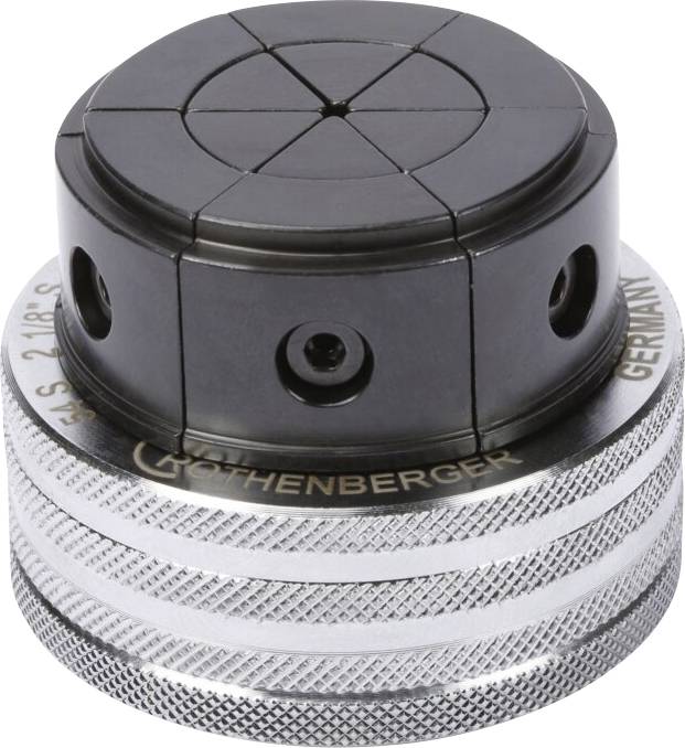 A cylindrical metal tool part with a textured grip and black top, inscribed with 'Germany' and 'Rothenberger.'