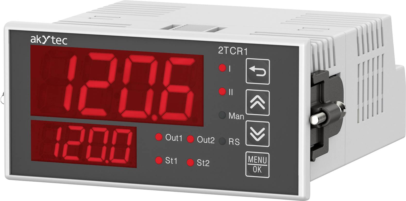 akYtec 2TCR1-P2.RR 151437 PLC control knob unit 24 V DC, 230 V AC