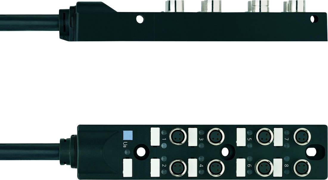 Escha 8I/OM8-3P2C-5/S370 8061796 Sensor & actuator box (passive) M8 splitter + steel thread 1 pc(s)