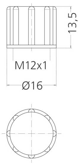Escha 8081753 Sensor/actuator protective cap 100 pc(s)
