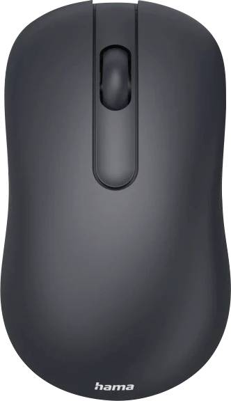 Hama WM-100 Mouse Wireless Optical Black 3 Buttons 1200 dpi Quiet keypad