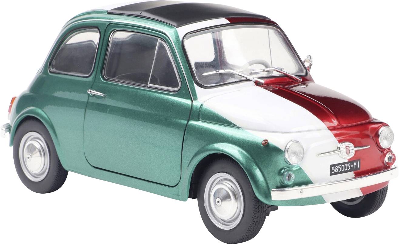 Solido Car Fiat 500 TRIBUTE TO ITALIA 1965 Assembled Car wash