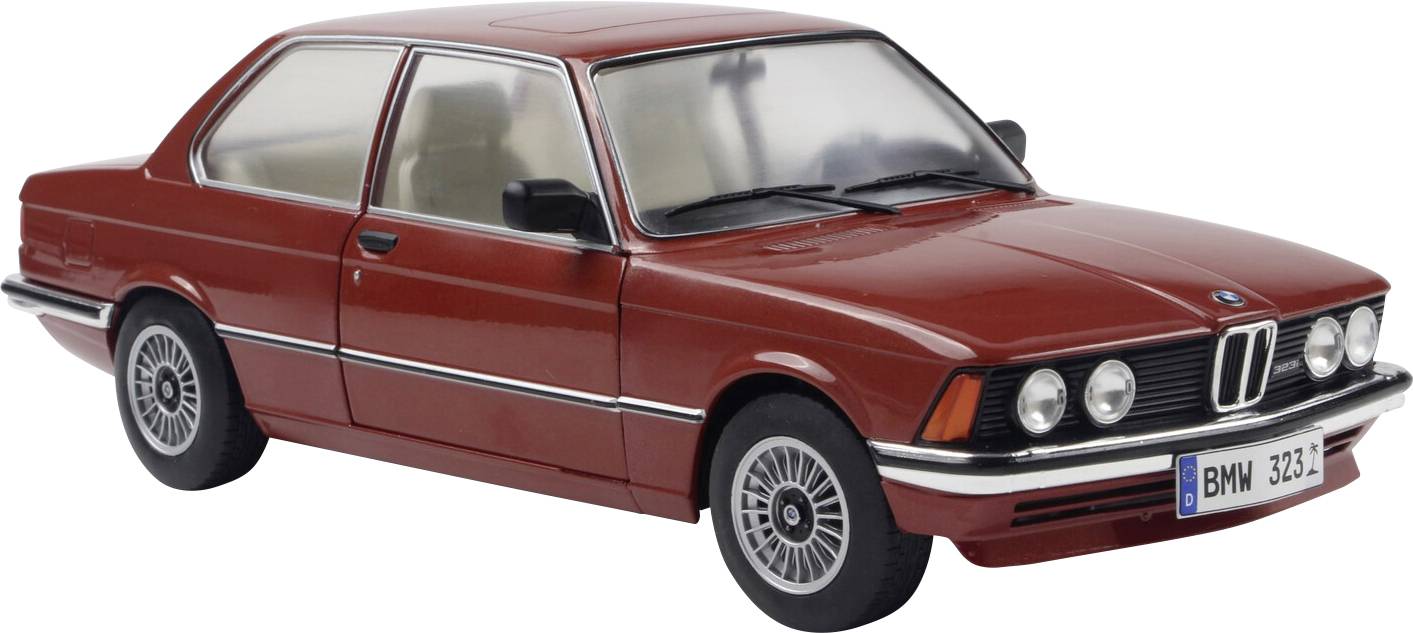 Solido Car BMW E21 323I chestnut red met. Assembled Car wash