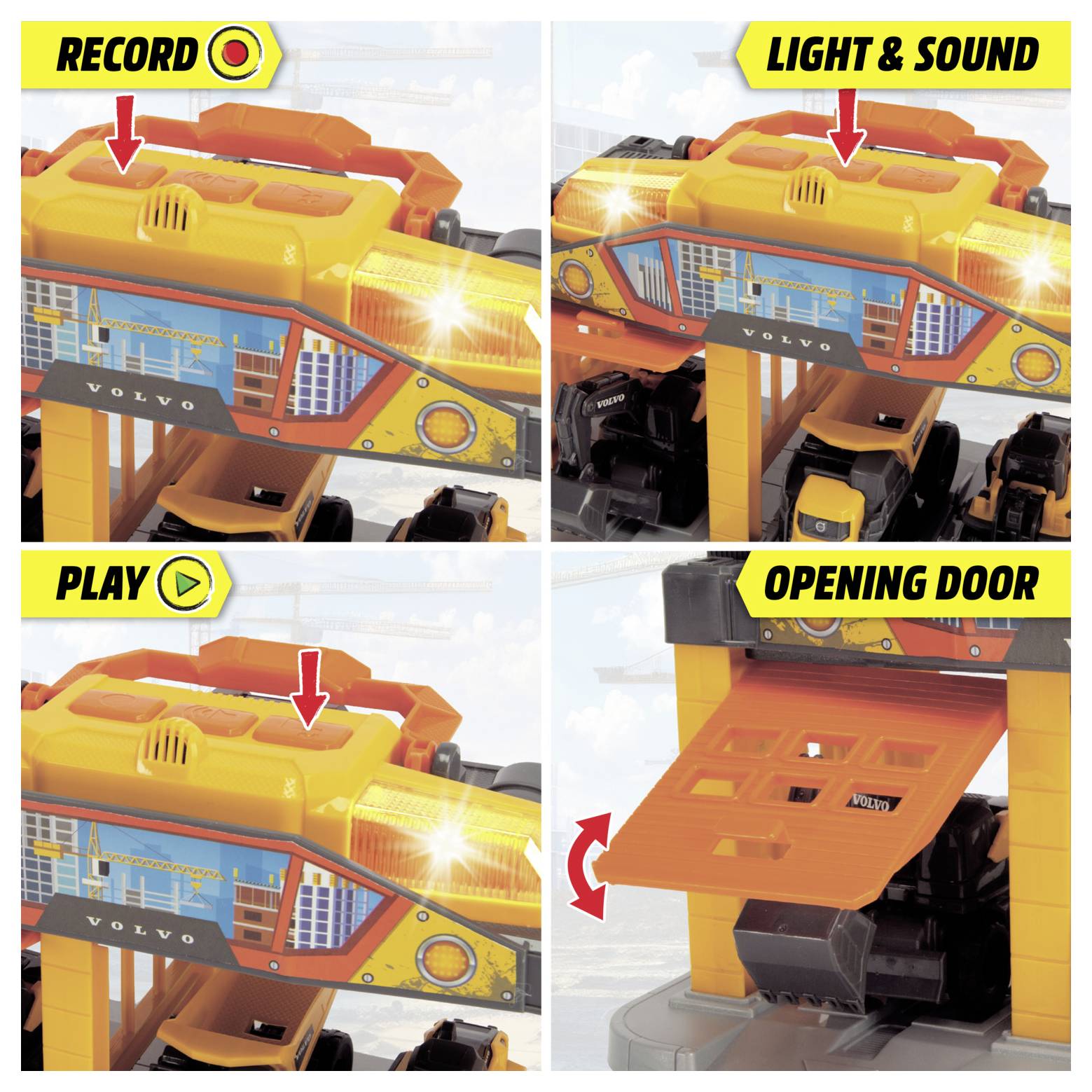 Dickie Toys Volvo Micro construction station Assembled Auto-Station