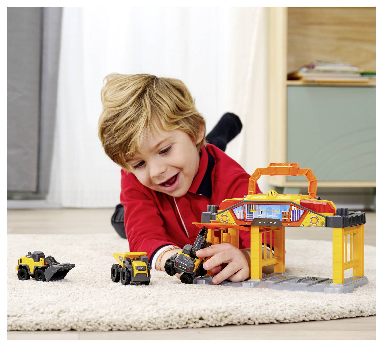 Dickie Toys Volvo Micro construction station Assembled Auto-Station