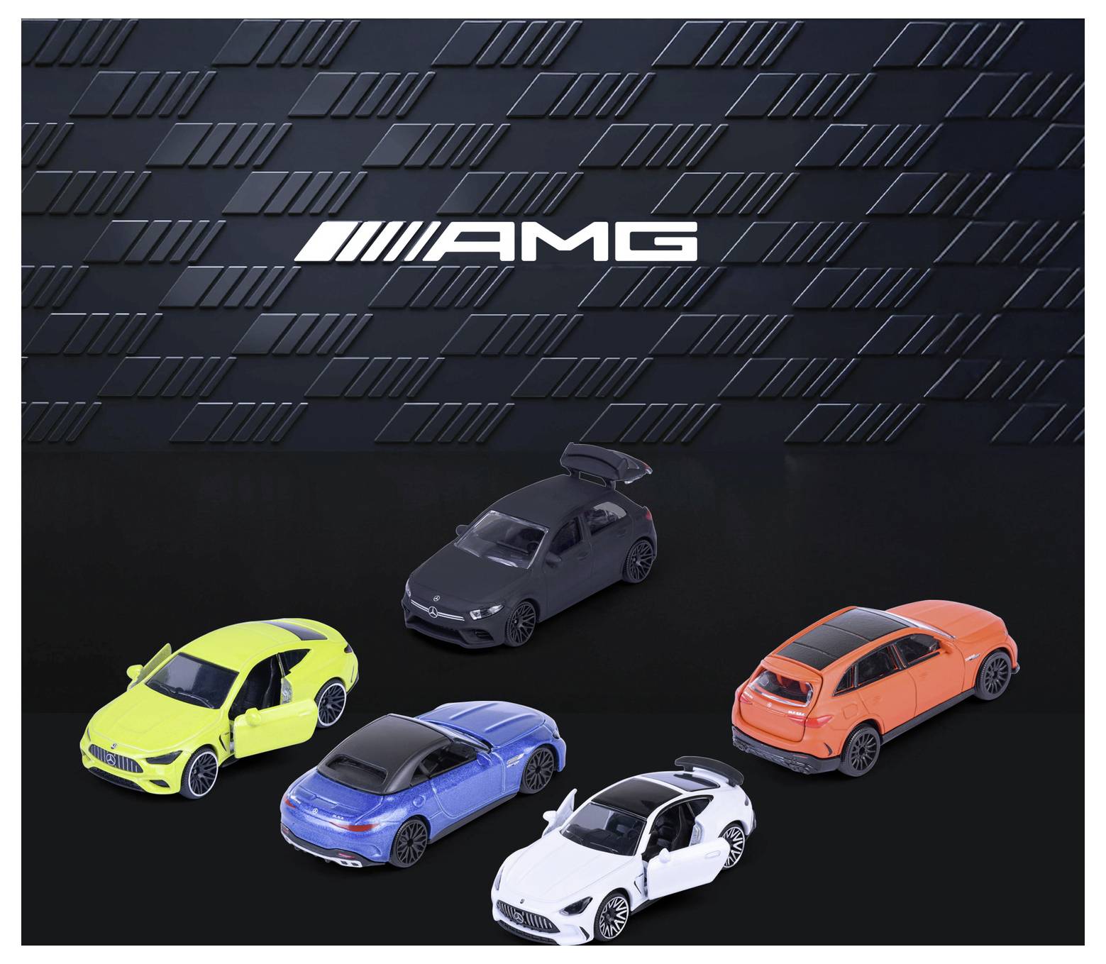 Majorette Mercedes Benz Mercedes-AMG 5 pieces giftpack Assembled Car wash