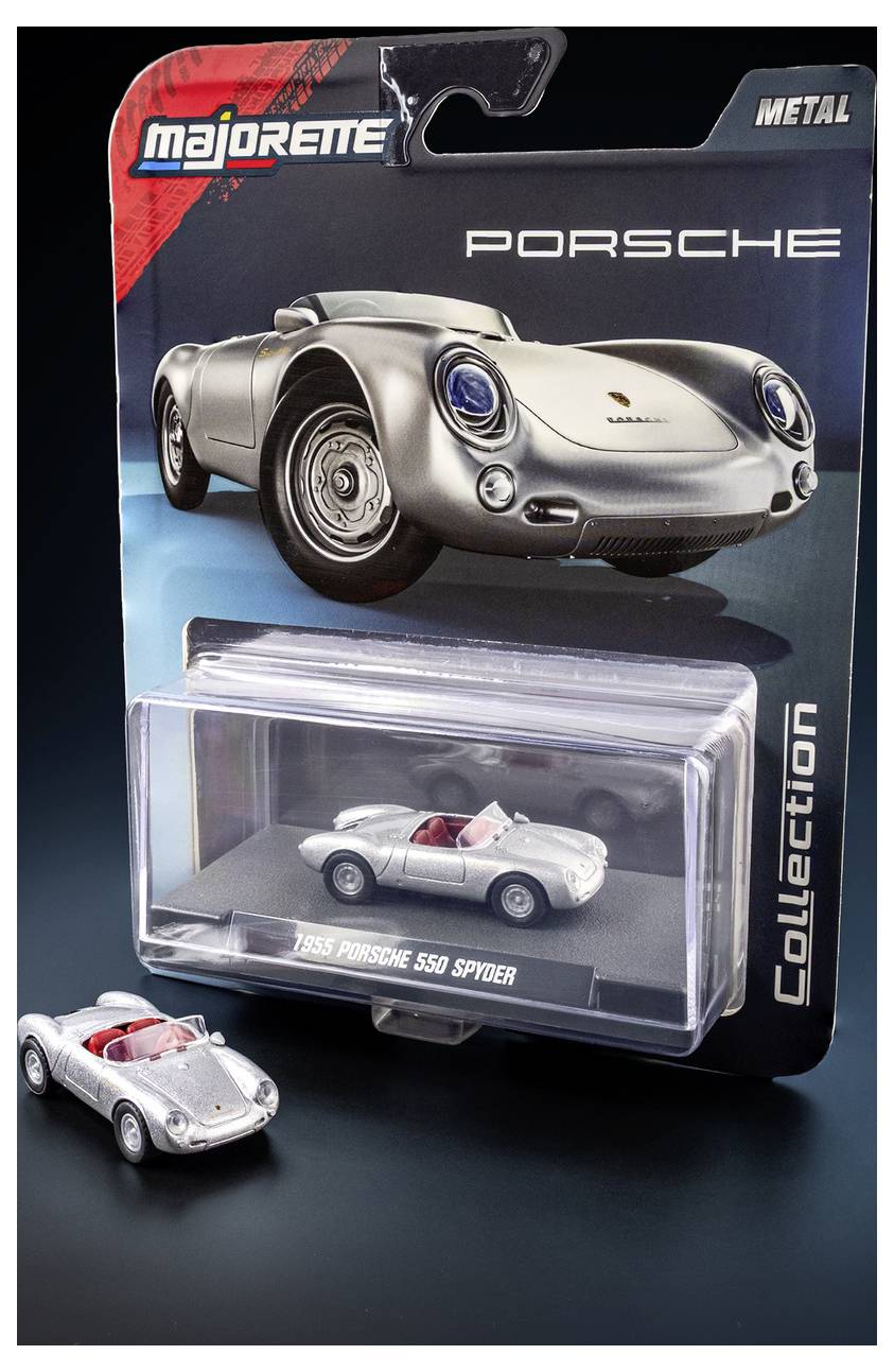 Majorette Porsche Collection 1955, 550 Spyder Assembled Car wash