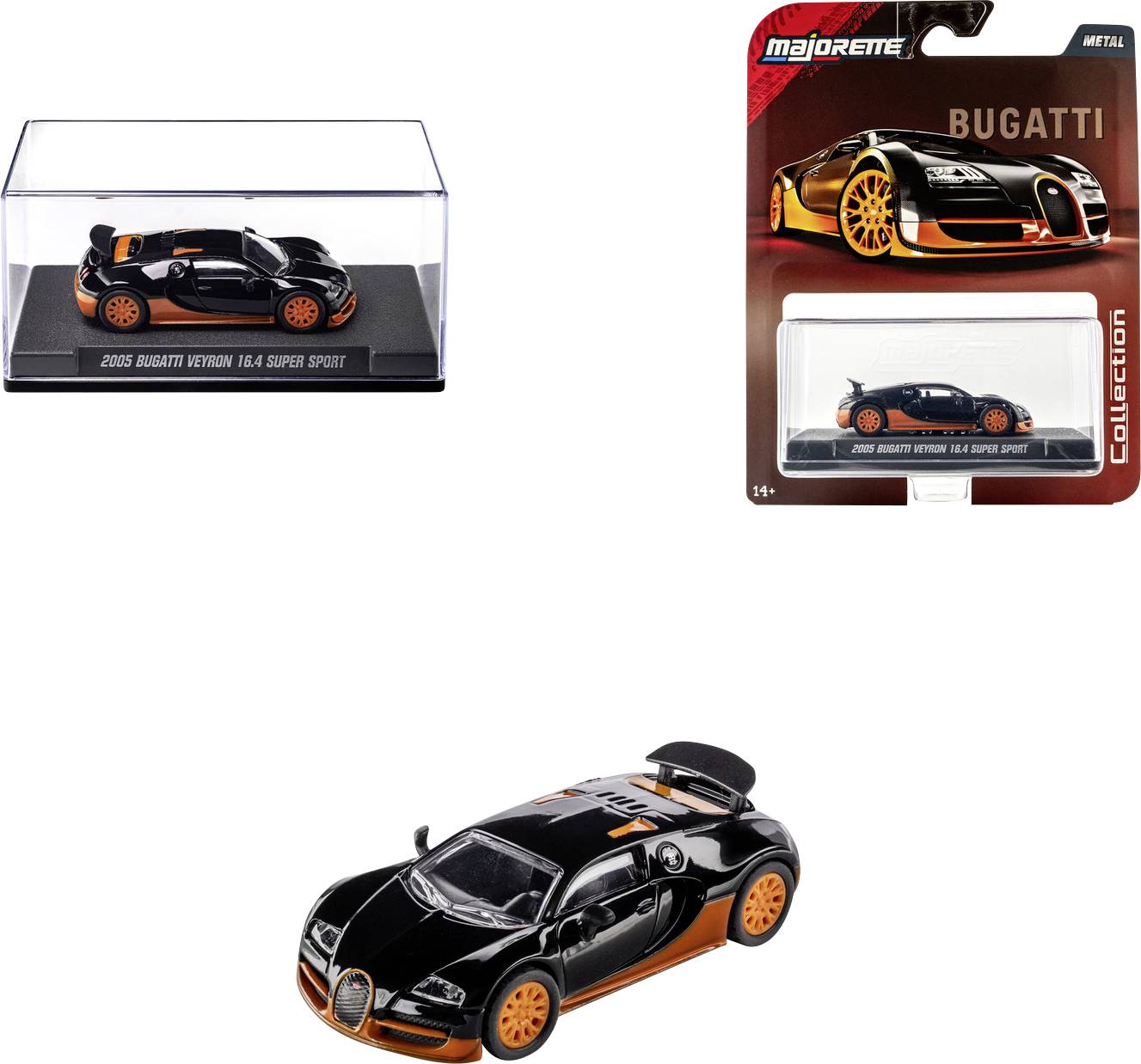 Majorette Bugatti Collection 2005, Veyron 16.4 SuperSport Assembled Car wash