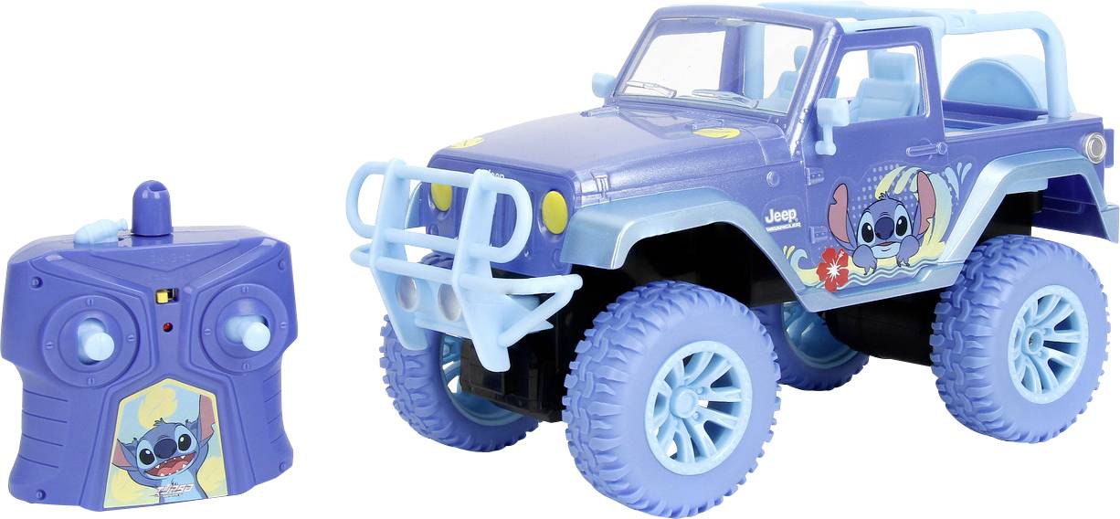 JADA TOYS 9336065314R00 Stitch RC Jeep 1:16 1:16 RC model car for beginners Electric ATV