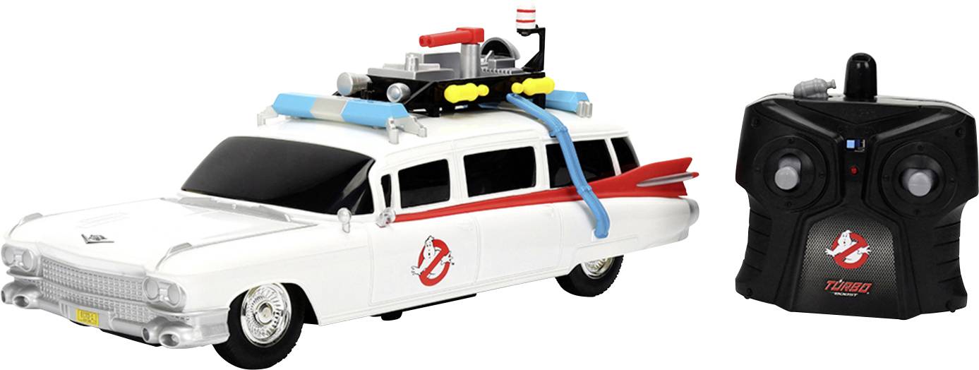 JADA TOYS 9336139314R00 Ghostbusters RC Ecto-1 1:16 RC model car for beginners Electric Road version