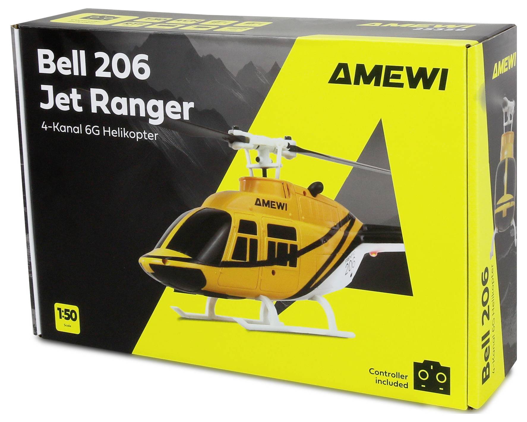 Amewi Bell 206 Jet Ranger RC model helicopter