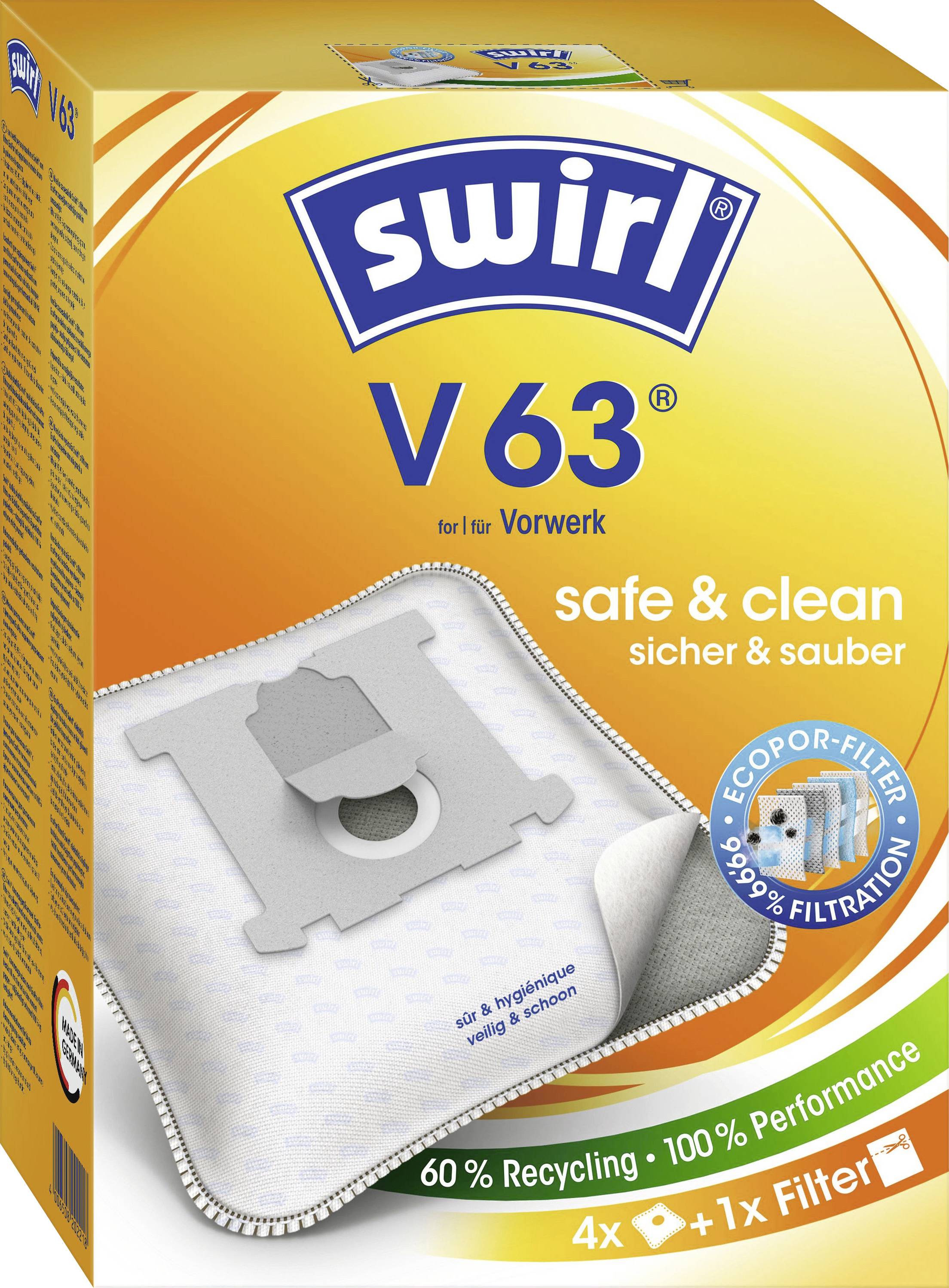 Swirl V 63 Micropor Staubsaugerbeutel Vacuum cleaner bag 1 pc(s)