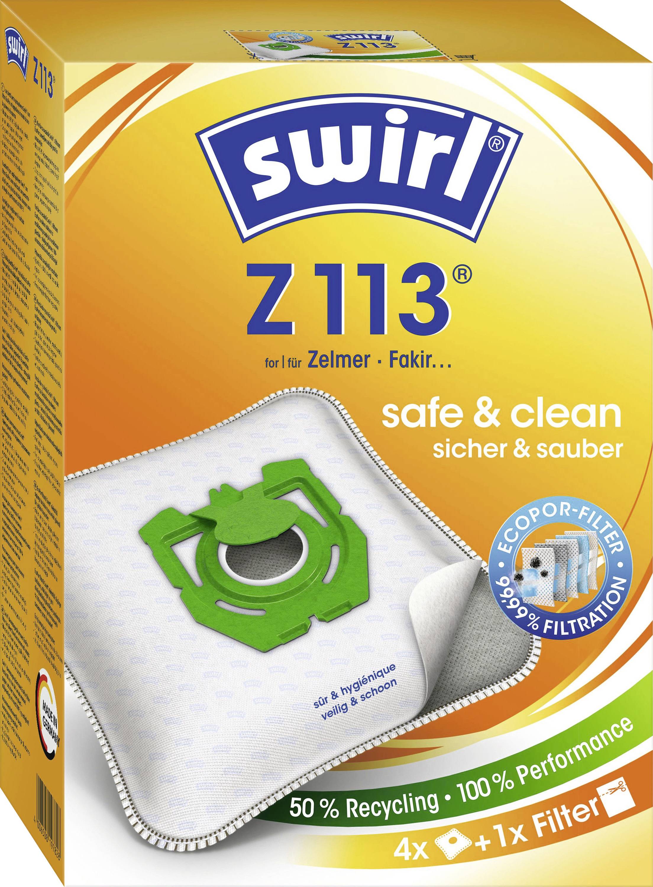 Swirl Z 113 MP Plus AirSpace Staubsaugerbeutel Vacuum cleaner bag 4 pc(s)