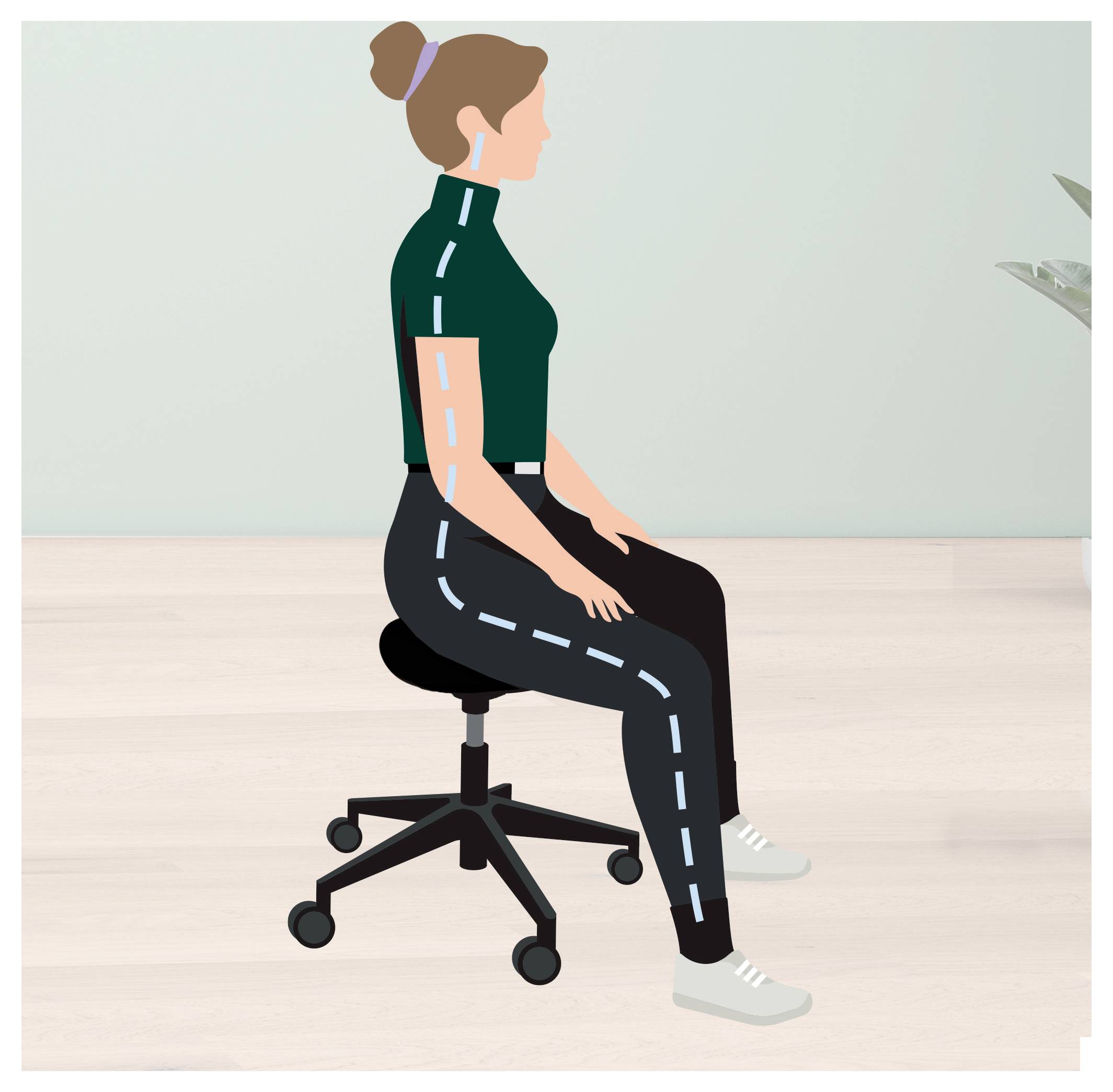 Leitz Stool Black 65780095