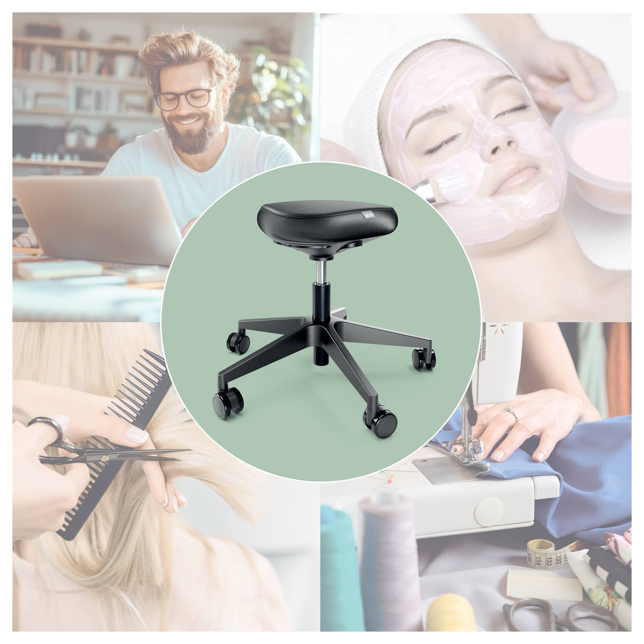 Leitz Stool Black 65780095