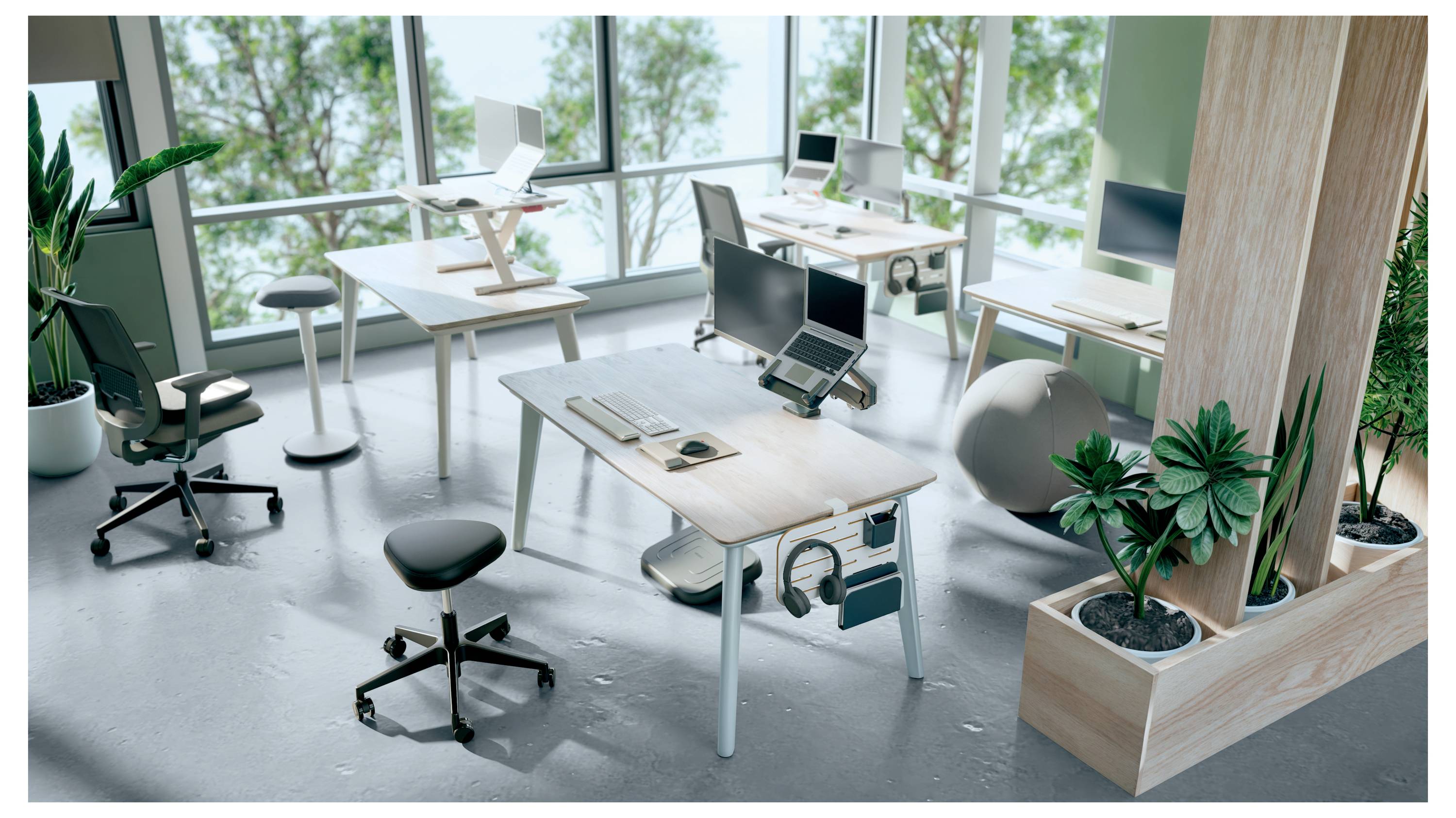 Leitz Stool Black 65780095