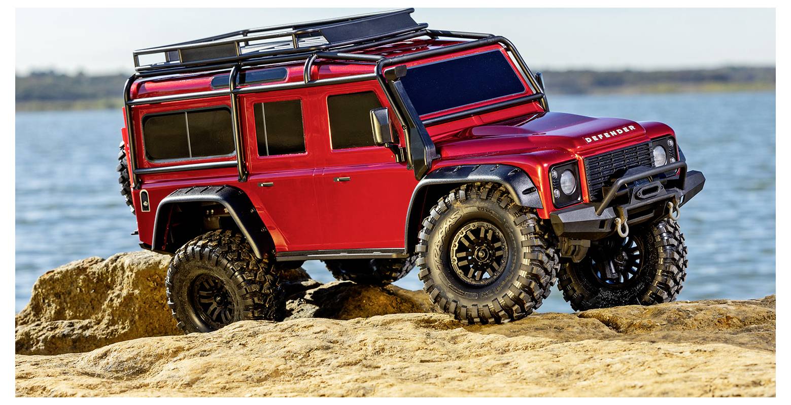 Traxxas TRX-4 Land Rover Defender Brushed 1:10 RC model car Electric Crawler 4WD RtR 2,4 GHz